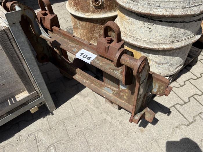Palettengabel als Anbaugerät für Radlader